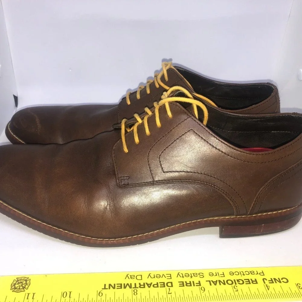 Rockport Men's Brown‎ Lace Up Oxfords 11